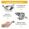 Lunaanda Lemon Squeezer, Citrus Juicer, Stainless Steel Juicer, Manual Hand