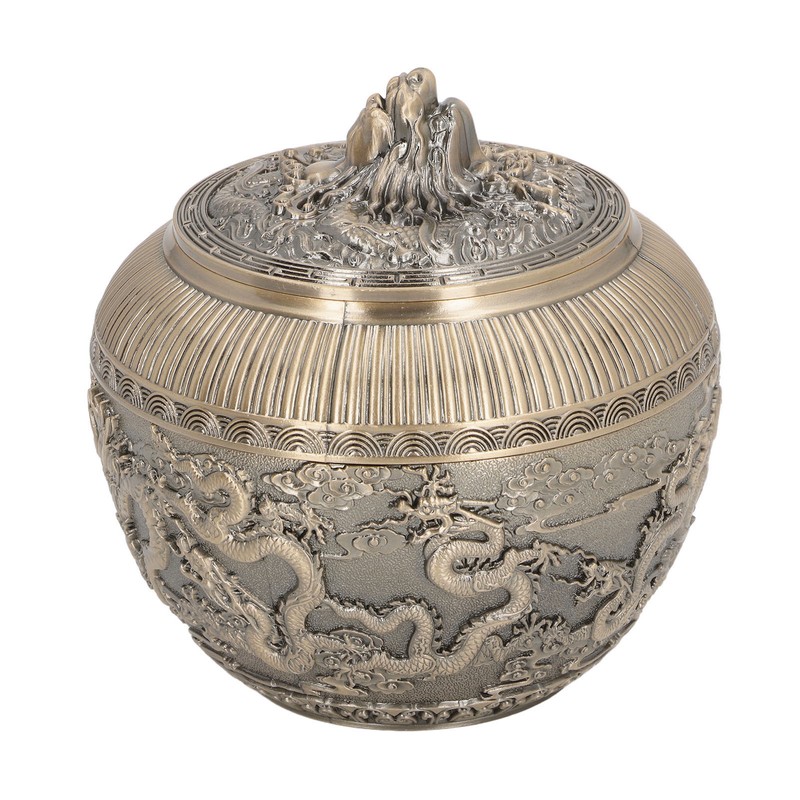 Tea Canister Metal Loose Tea Storage Container Airtight Tea Bag