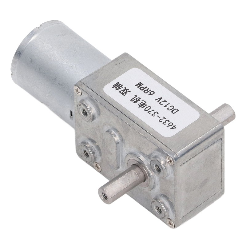 Turbo Worm Geared Motor 2 Shaft High Torsion Micro Gearbox