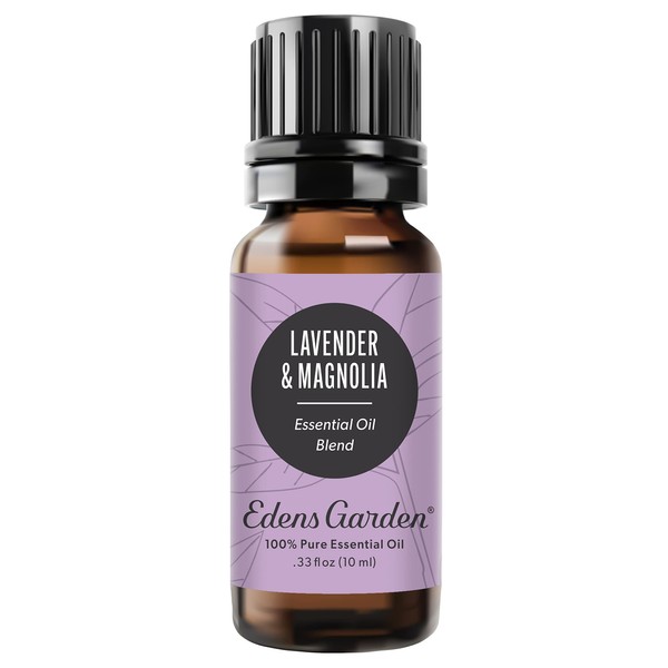 Edens Garden Lavender Magnolia Essential Oil Synergy Blend, 100% Pure Therapeutic Grade (Undiluted Natural/Homeopathic Aromatherapy Scented Essential Oil Blends) 10 ml