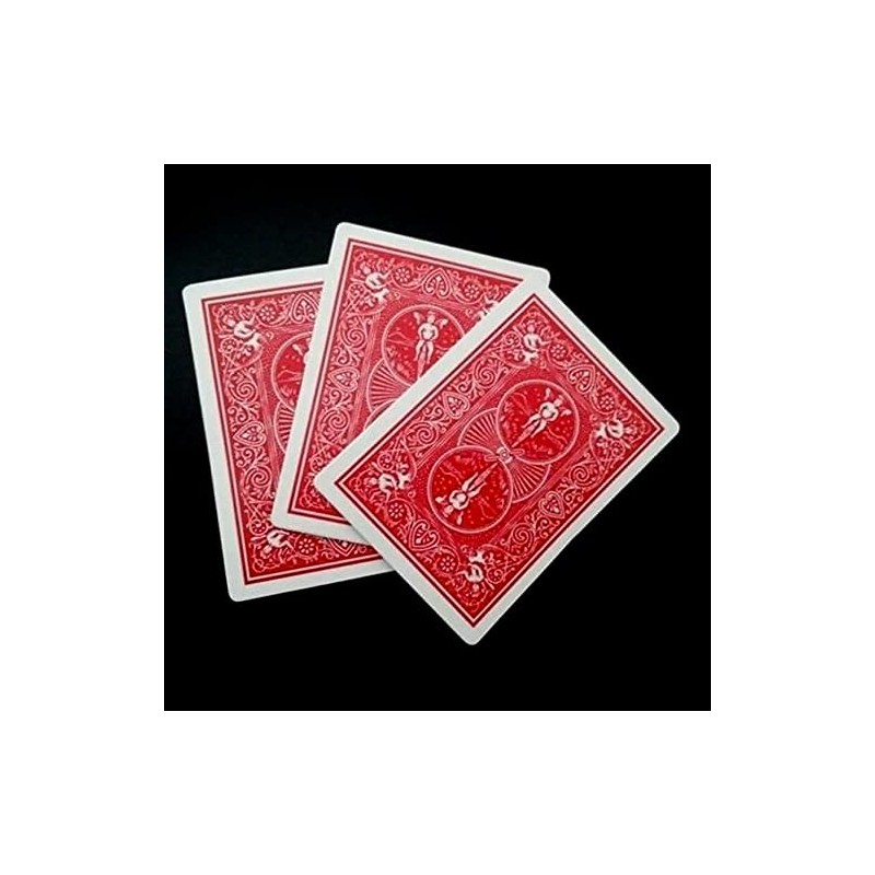 Merz67 LLC Three Card Monte Magic Trick (Red Back)