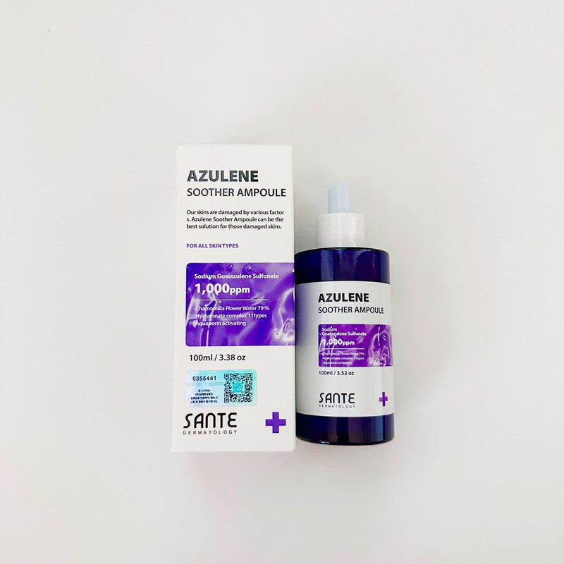 Sante Azulene Ampoule Soother 100ml / 상떼 아줄렌 앰플 수더