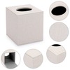 Sumnacon Square Linen Tissue Box Cover - Stylish Cube Tissue