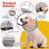 Inflatable Dog Cone Collar, 2 IN 1 Soft Recovery Collar