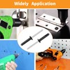 ALLCLEAN 3/16" x 1" Tri-Fold Rivets Assortment - 120Pcs,Black Tri-fold