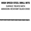 Drill America 9/64" x 8" High Speed Steel Extra Long
