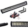 iJDMTOY Lower Grille Mount 25-Inch LED Light Bar Kit Compatible