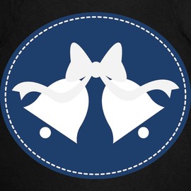 CafePress Wedding Bells Bridal Party 14 oz. Scented Frosted Candle 3.5"x4"