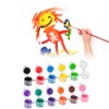 HOTMNTY Mini Empty Paint Strips, Empty Paint Pots, Mini Paint