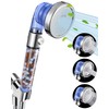 Luxsego Filtered Shower Head for Hard Water with Stop, High