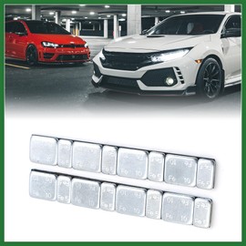 Motoforti 60g 2.1oz Motorbike Car Wheel Balance Weights 124 x 18mm 2pcs Long-lasting