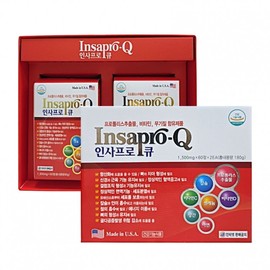 Insa Pro Q Propolis Extract Vitamin and Mineral Containing Product for sale at pharmacies 1500mg x 60 tablets x 2EA 4 months / 인사프로 큐 프로폴리스추출물 비타민 무기질 함유제품 약국판매용 1500mg x 60정 x 2EA 4개월