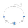 POPLYKE Infinity / Butterfly / Turtle Anklet for Women 925