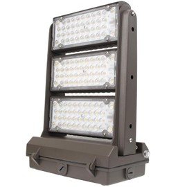 Dusk to Dawn 180W Rotatable LED Wall Pack Light, 5000K 25200LM 800-1000W HPS/HID Equiv, ETL Adjustable Head Outdoor LED Wallpack Lighting Fixture for Area Light, Parking, Garages,Warehouse,Entrance