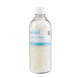 Uiixol Aceites Esenciales - Sales de Baño para Tina con Sal Marina y Sal Epsom, Efecto Relajante y Aromaterapia, Aroma a Menta que es Expectorante y Des congestionante - 500g