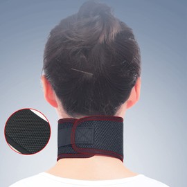 Neck Support Brace Ergonomic Cervical Collar Soft Breathable Sponge Neck Brace Relieves Pain & Pressure in Cervical Spine Adjustable Neck Collar Protector Stabilizes Cervical Spine Neck Wrap Support