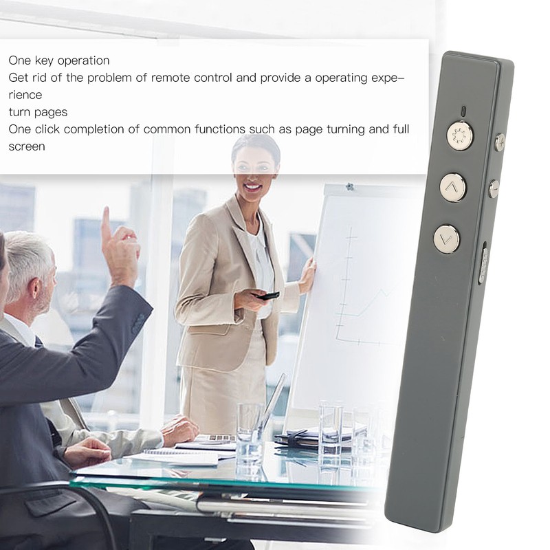 Presentation Clicker 2.402GHz to 2.483GHz Ergonomic Plug and Play Wireless