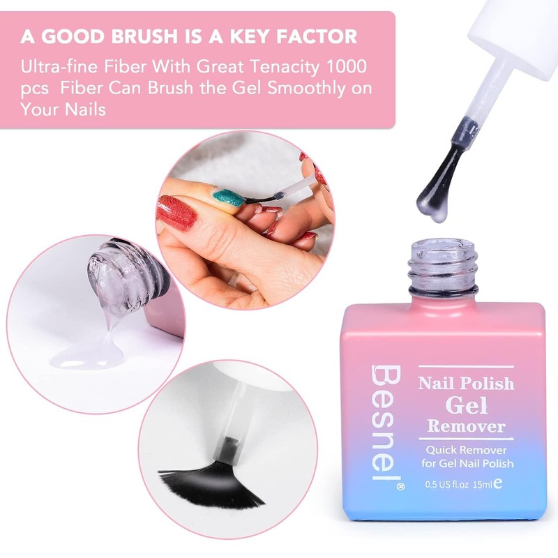 Gel Nail Polish Remover 10 Pack Professional Gel Polish Remover