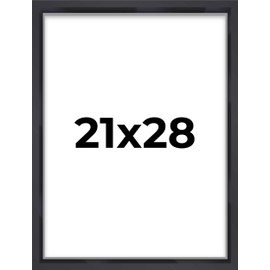 21x28 Shadow Box Frame Contemporary Black | 3/4" Depth of Usable Space| Interior Size 21x28 or 28x21 Inches| UV Resistant Acrylic, Acid-Free Backing, Wall Hangers | Made in USA