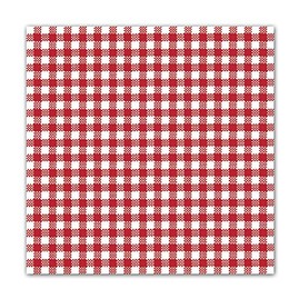 Ambiente Napkins Lunch 33 x 33 cm Vichy Small Red