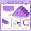 Wearage 72 Count Purple Pencil Erasers Rectangular Rubber Eraser Bulk