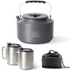 Bulin 2.2 L Kettle Camping with 2 Cups Kettle Outdoor