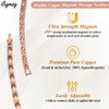 Cigmag Copper Necklace for Women, with 99% Solid Pure Ring