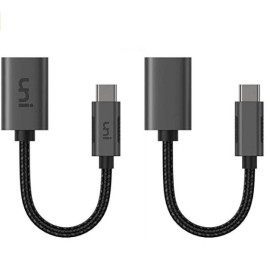 uni USB C to USB Adapter 2 Pack, Aluminum USB-C [Thunderbolt 3] to USB 3 Adapter