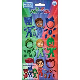 PJ Masks Dress Up Stickers | Reusable Chunky Foam Stickers | Perfect for Craft Play