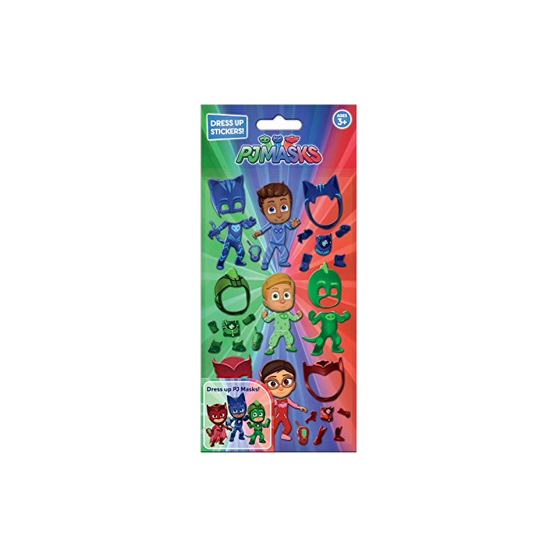 PJ Masks Dress Up Stickers | Reusable Chunky Foam Stickers
