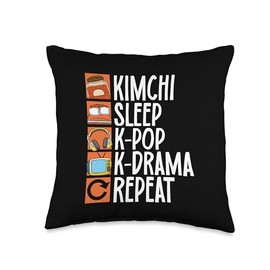 Kimchi Lover Fermented Kimchi Snack Highly Cultured Kimchi Throw Pillow