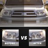Switchback White/Amber LED Front Side Marker Headlight DRL Amber Sequential