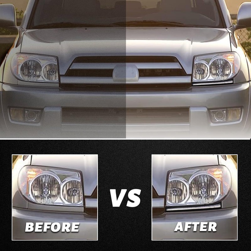 Switchback White/Amber LED Front Side Marker Headlight DRL Amber Sequential