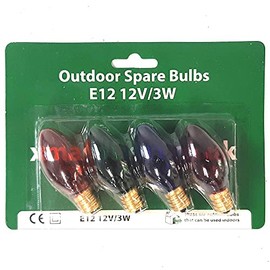 Christmas Direct Spare Bulbs Garden Fairy Lights - SBFLOMC - 4 Bulb Pack
