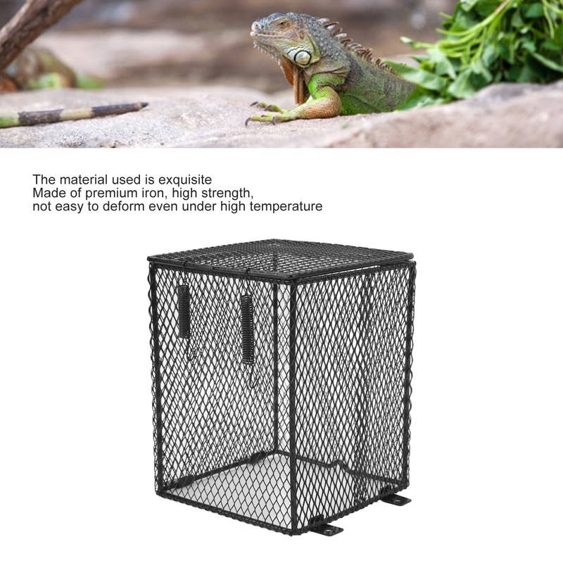 Reptile Lamp Cover Professional Prevents Scald Protective Reptile Heater Lamp