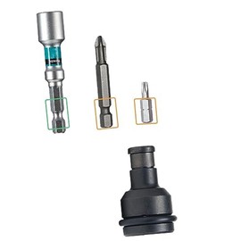 Makita Bit Adaptor 1/2 Inch Square 1/4 Inches, 134873 0