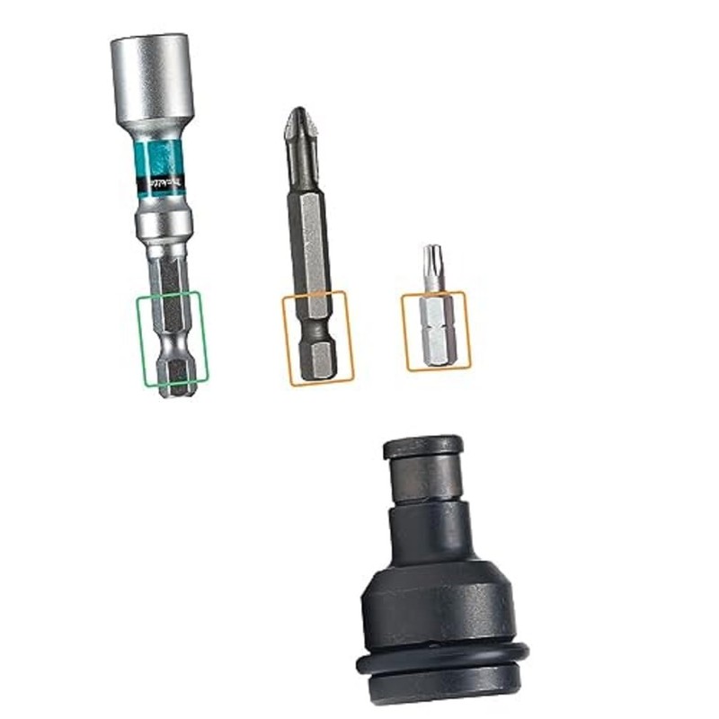 Makita Bit Adaptor 1/2 Inch Square 1/4 Inches, 134873 0