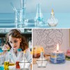 Pxyelec Alcohol Burner Lamp Glass Laboratory Bunsen Burner for Laboratory