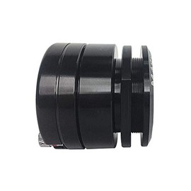 Massive Audio CT4X - 1 Inch/25.5mm, 120 Watts Max, 30 Watts RMS, Neodymium Tweeter – 57mm Power Bullet Tweeter Speaker for Cars, Heavy Duty Black Anodized Titanium (Sold as Each)