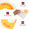 16 pcs Emergency Stop Sign Push Button Replacement Sign Warning