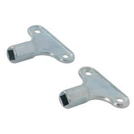 2 x fiXte Radiator Vent Bleed Bleeding Keys Plumbing Plumbers Tool Heating Zinc Alloy (FXT68544)