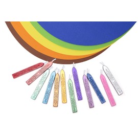 12 Pieces Sealing Wax Sticks with Wicks for Letter Seal Wax Stamp,Wedding Invitations, Packaging Decoration,Christmas Gift Ideas (Color A)