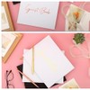 RUIFUNETEK 3 Pcs Hard Cover Wedding Guest Book Set Including