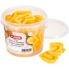 Judge 36 Piece Coloured Cookie Cutter, Letters and Numbers, Yellow,