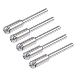 sourcing map Cut-off Wheel Screw Mandrels 3mm Shank Dia Cutting Disc Holder for Compatible Rotary Tools 5 Pcs