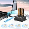 SEINIKAY M.2 Dock with Fan for NVME SATA SSD, Tool-Free