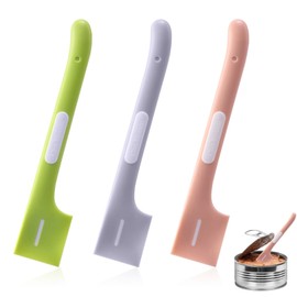 starfa lab 3 Pcs Dog Cat Food Scoop Pet Supplies Silicone Canned Spoon for Cat Dog Feeding and Wet Food Storage, Pink Gray Green