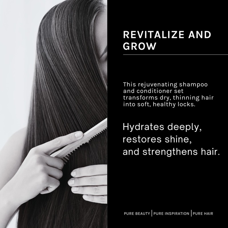 pH PURE HAIR Rejuvenating Shampoo & Deep Moisture Conditioner Set