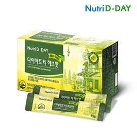 Nutridiary H뉴트리디데이 허벌티 테이스트 다이어트 90포 1박스 H Nutri Day Herbal Tea Taste Diet 90 Packs 1 Box