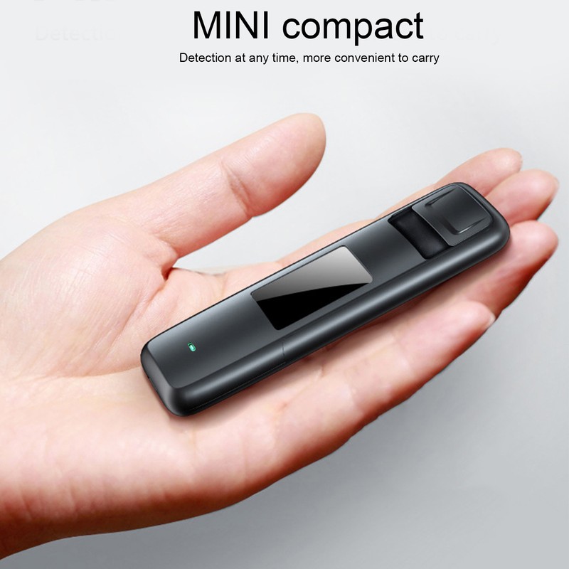 Portable Breathalyzer LCD Display Wine Tester Drunk Driving Analyzer Blow